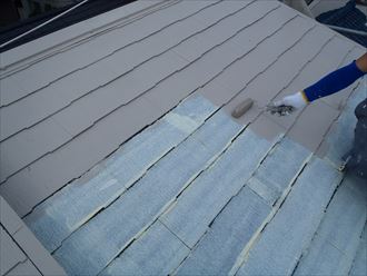 遮熱塗料による屋根塗装