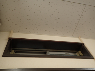 庇の取り付け位置も問題なし