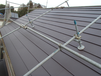 屋根カバー工事竣工