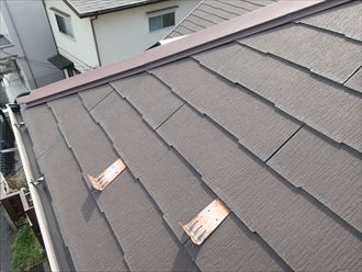 文京区小日向でスレート屋根点検