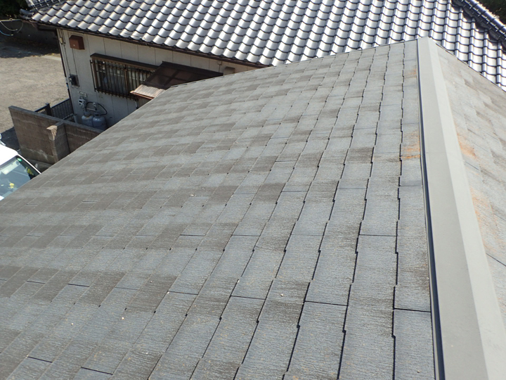 築13年のスレート屋根