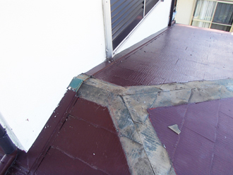 下野、棟板金撤去