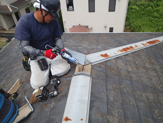 シーリング作業