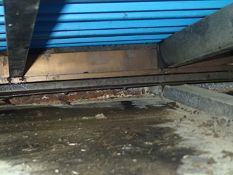 バルコニーの下の様子