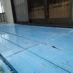 バルコニーの床