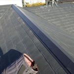 棟板金交換工事完了