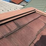 棟板金の釘浮き