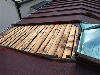 トタン屋根の飛散飛散