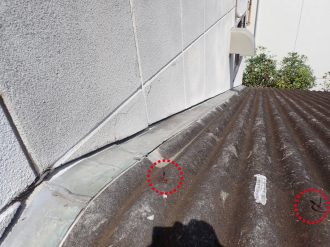 錆びたフックボルト