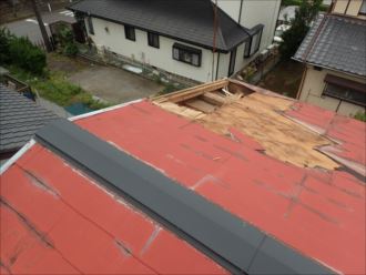 木更津市八幡台　屋根の状態