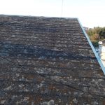 色褪せたスレート屋根