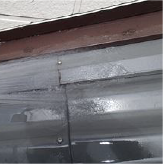 外壁と取り合いに隙間が発生