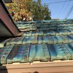 経年劣化による雨仕舞からの雨漏り