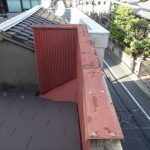 笠木の経年劣化