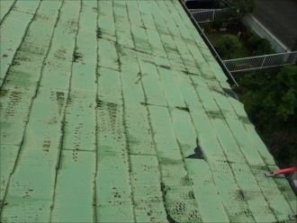 木更津市　他の化粧スレートへの損傷