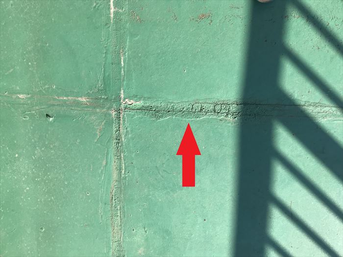 伸縮目地の劣化