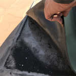 シート防水のはがれ