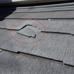 スレートの割れ