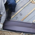 谷とい板金設置