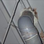 木更津市　雨水の浸水跡