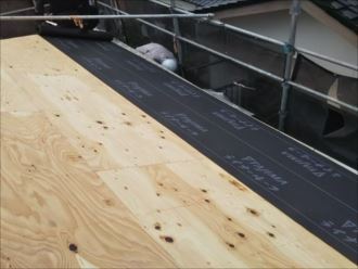 君津市　軒先の防水紙