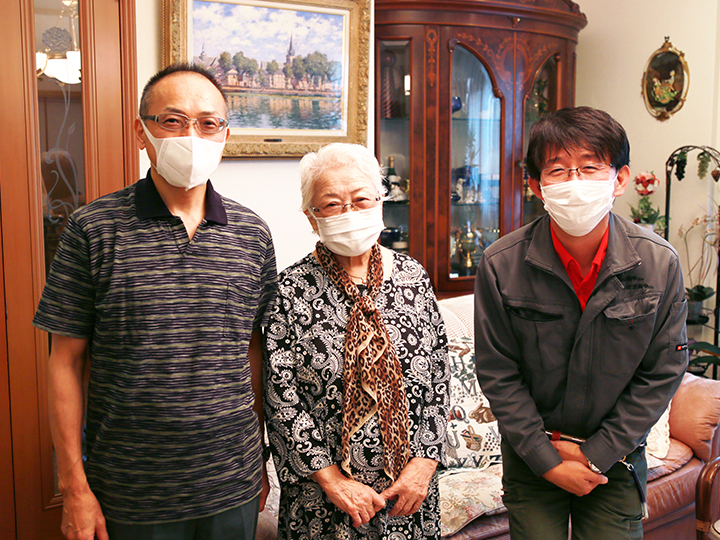 野田市お客様顔写真後