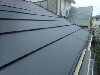 君津市　屋根材の取付け