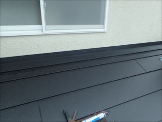 君津市　雨押え取付け完了