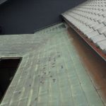 木更津市　銅板の屋根の腐食