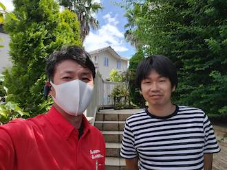 印西市お客様顔写真前