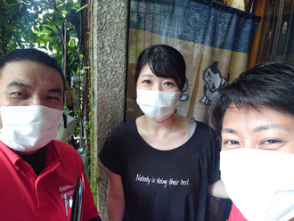 大田区お客様顔写真前