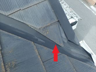 化粧スレートのずれ