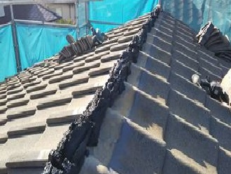 セメント瓦棟取り直し