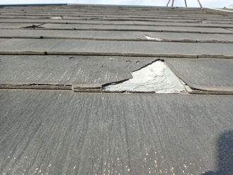 ミルフィーユ状の剥離