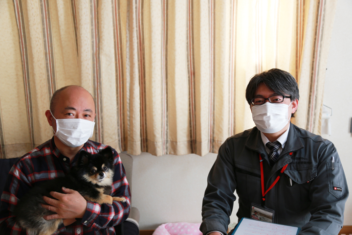 川崎市多摩区お客様顔写真後