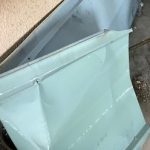 飛散した棟板金