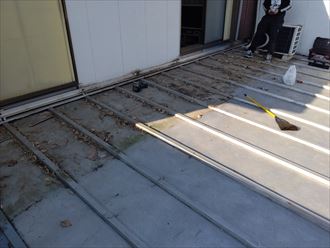 千葉市　ベランダの解体完了