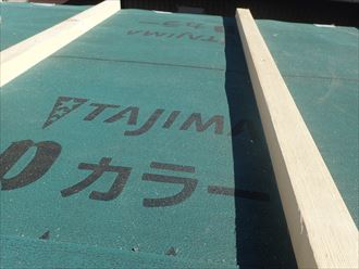 千葉市　垂木の設置完了