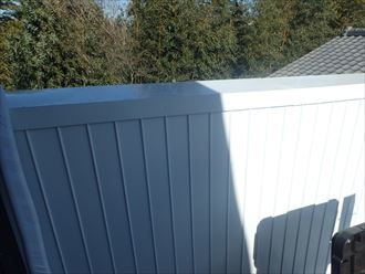 千葉市　笠木取り付け完了