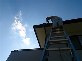 千葉市花見川区　雨樋調査の実施
