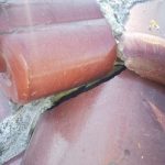 棟漆喰劣化から隙間