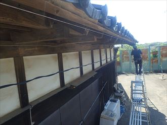 佐倉市　水糸の設置