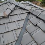 千葉市若葉区　瓦のズレ