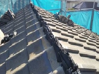 セメント瓦棟取り直し