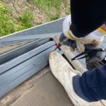 樹脂製貫板設置