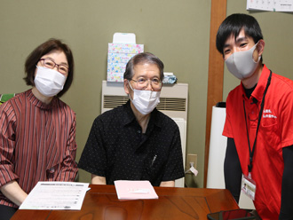 工事後お客様の写真