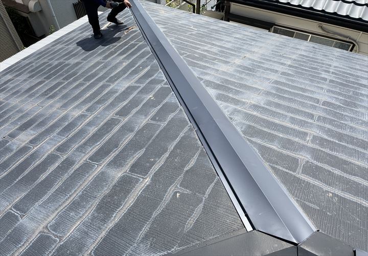 棟板金交換完了