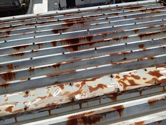 富里市　屋根の傷み