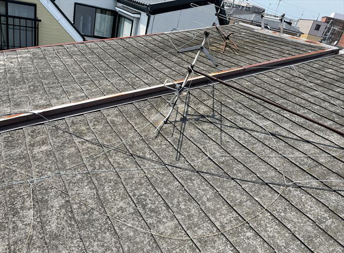 アンテナが倒れてしまっています