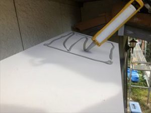 ボンド塗布作業